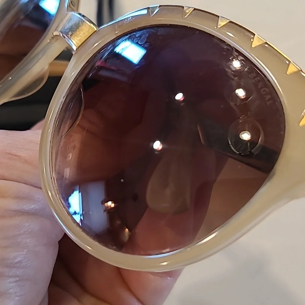 Vintage DITA Gold Bengal Sunglasses With Case